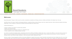 Desktop Screenshot of beyondboundariestherapy.org